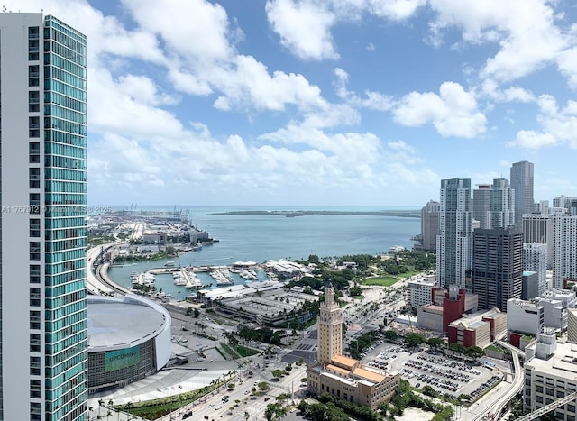 851 NE 1st Ave Unit 3905, Miami, FL 33132 - view of water feature featuring a view of city