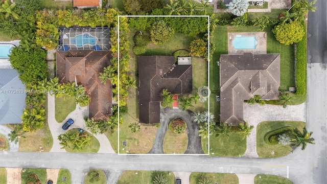 drone / aerial view