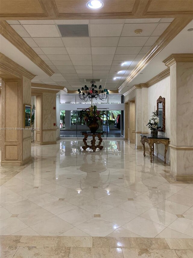 community lobby featuring visible vents