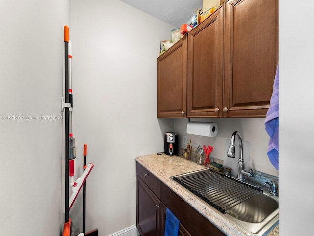 kitchen with a sink