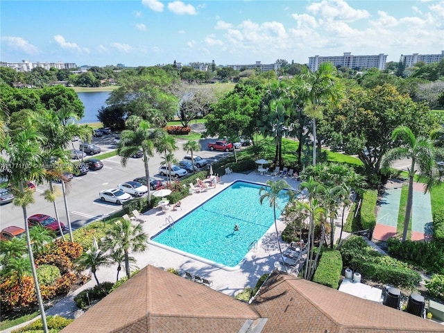 2940 N Course Dr Unit 712, Pompano Beach, FL 33069 - community pool featuring a city view