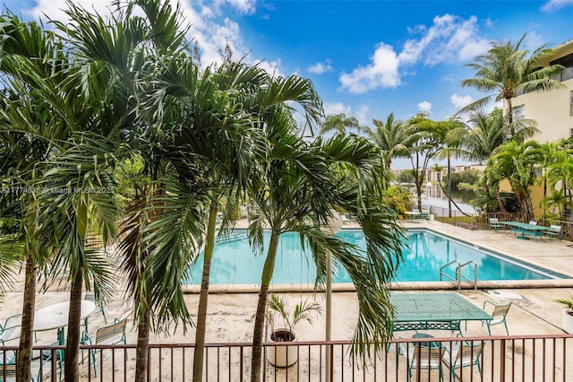8775 Park Blvd Unit 111, Miami, FL 33172 - pool with a patio area and fence