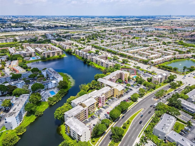 8775 Park Blvd Unit 111, Miami, FL 33172 - bird's eye view with a water view