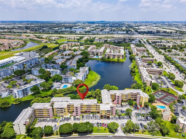 8775 Park Blvd Unit 111, Miami, FL 33172 - aerial view with a water view