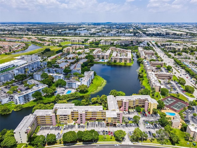 8775 Park Blvd Unit 111, Miami, FL 33172 - aerial view featuring a water view