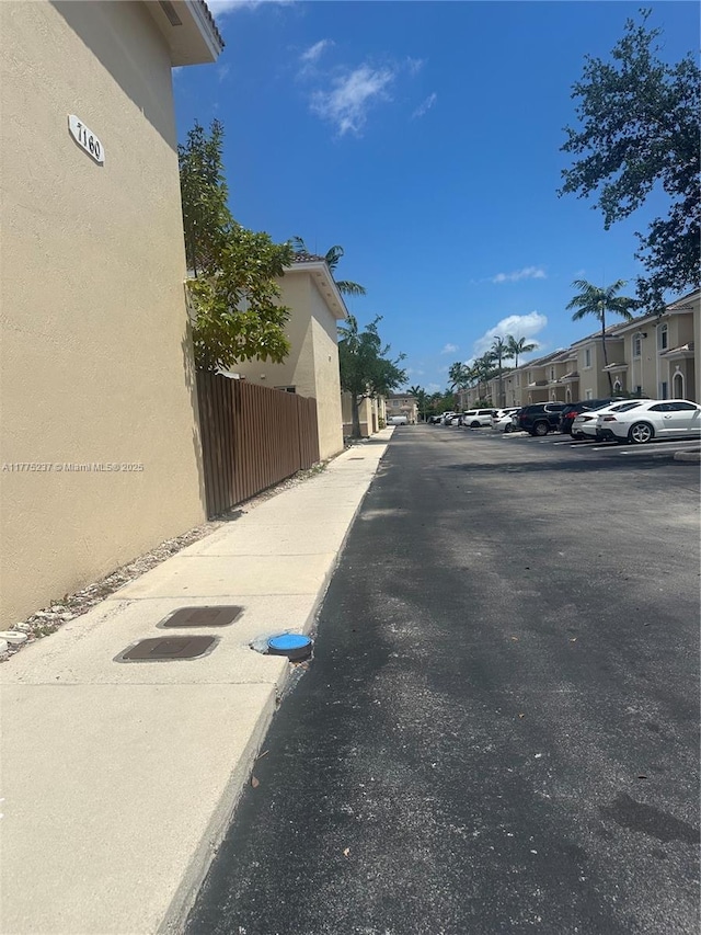 view of street