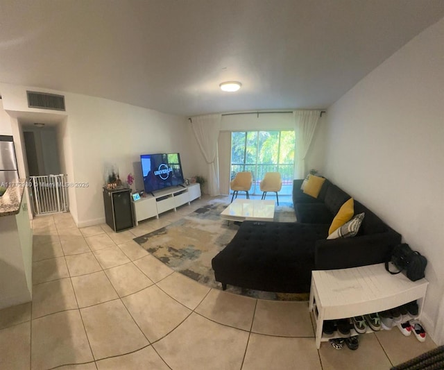 7951 SW 104th Unit 210D, Miami, FL 33156 - living area with light tile patterned flooring