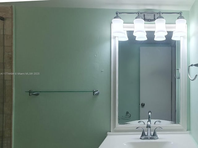 bathroom with a sink