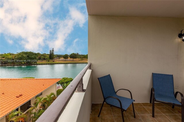 9180 W Bay Harbor Dr Unit 5C, Bay Harbor Islands, FL 33154 - balcony with a water view