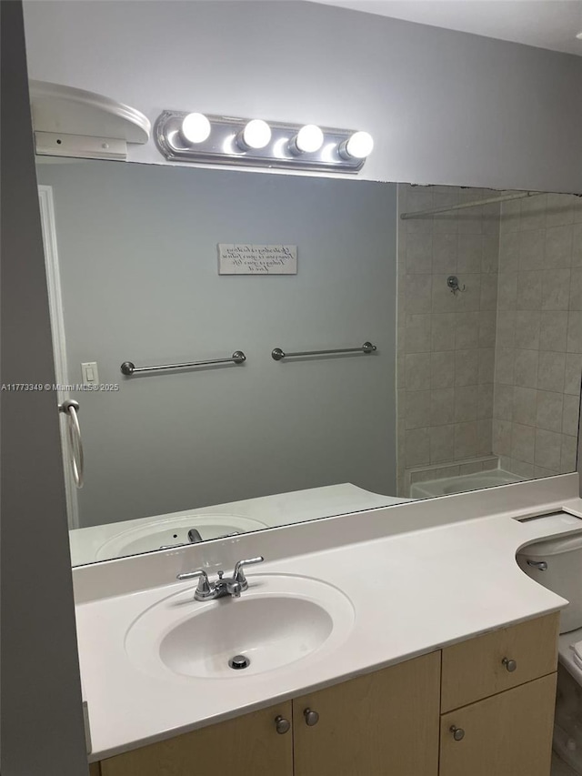 2280 SW 32nd Ave Unit 510, Miami, FL 33145 - bathroom with toilet, a shower, and vanity