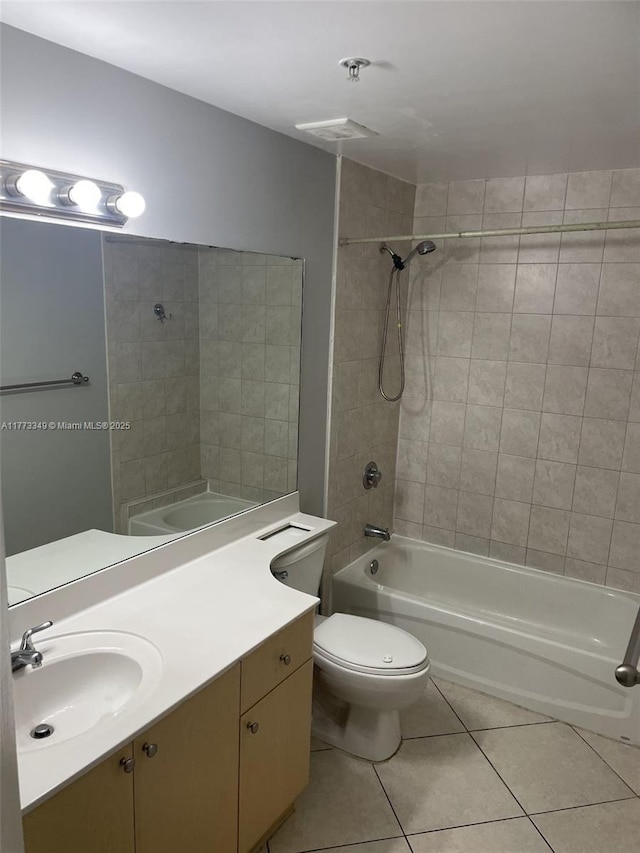 2280 SW 32nd Ave Unit 510, Miami, FL 33145 - full bath with tile patterned flooring, vanity, toilet, and bathing tub / shower combination