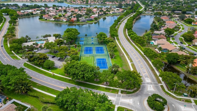 10766 Crescendo Cir, Boca Raton, FL 33498 - aerial perspective of suburban area featuring a large body of water