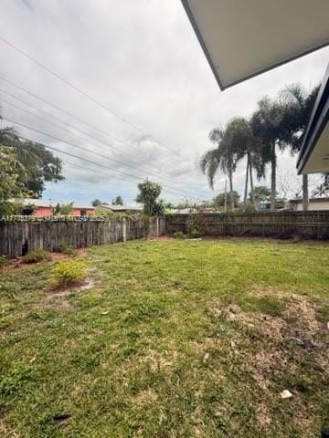 4529 SW 24th St, Fort Lauderdale, FL 33317 - view of yard with fence