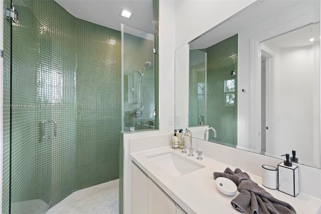 455 Centre Is, Golden Beach, FL 33160 - full bath featuring vanity and a shower stall