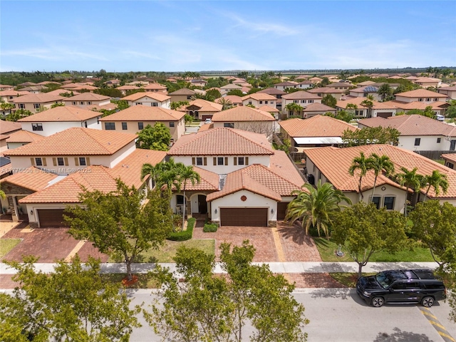 bird's eye view featuring a residential view