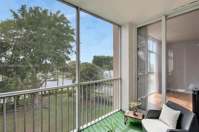 9805 NW 52nd St Unit 306, Doral, FL 33178 - view of unfurnished sunroom