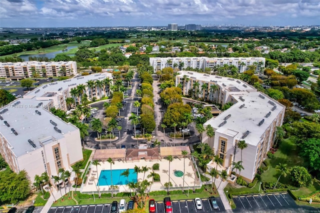 9805 NW 52nd St Unit 306, Doral, FL 33178 - birds eye view of property featuring a view of city