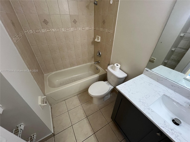 100 SW 15th Ave, Homestead, FL 33030 - full bath featuring tile patterned flooring, bathing tub / shower combination, toilet, and vanity