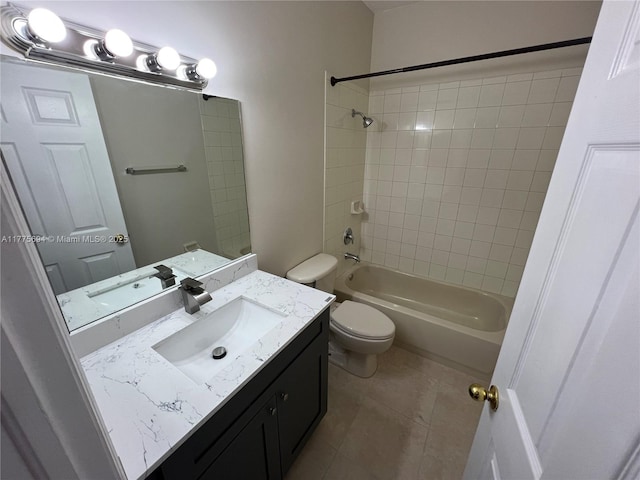 100 SW 15th Ave, Homestead, FL 33030 - bathroom with tile patterned flooring, toilet, shower / tub combination, and vanity