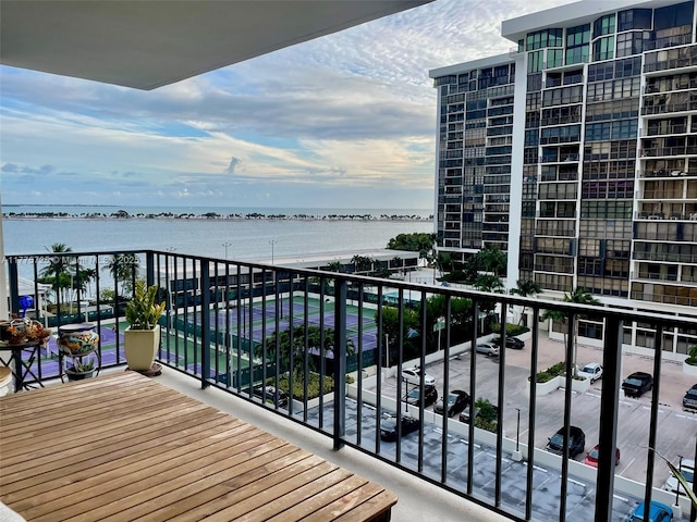 1901 Brickell Ave Unit B804, Miami, FL 33129 - balcony featuring a water view