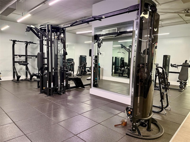 1901 Brickell Ave Unit B804, Miami, FL 33129 - exercise room with baseboards
