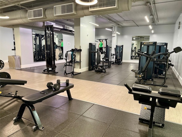 1901 Brickell Ave Unit B804, Miami, FL 33129 - gym featuring baseboards
