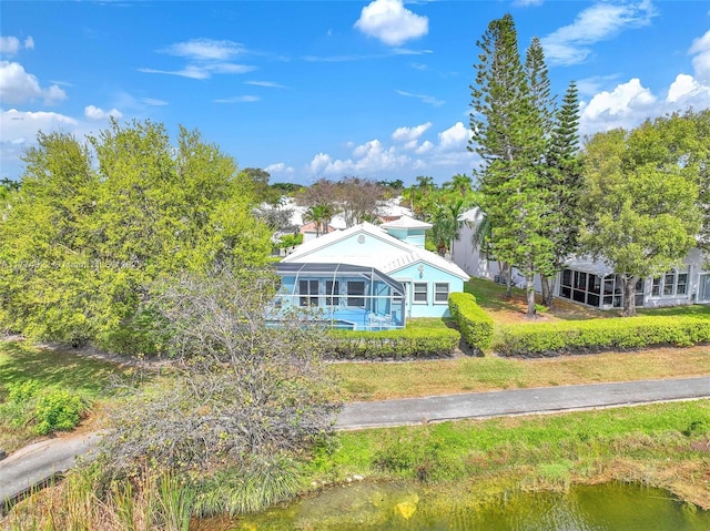 view of rear view of property