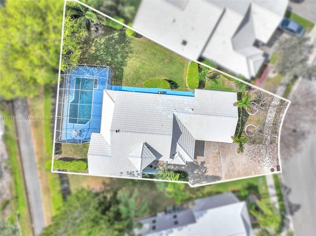 view of property location with property boundaries highlighted