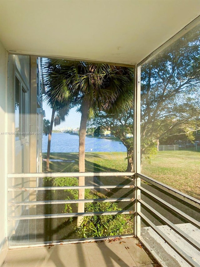 447 NE 195th St Unit 217, Miami, FL 33179 - balcony with a water view