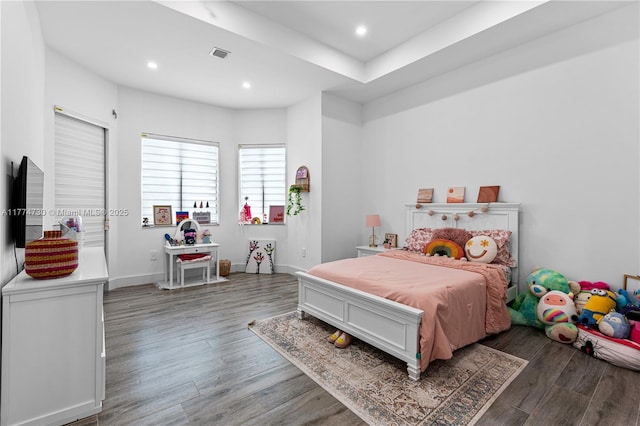 7767 SW 188th St, Cutler Bay, FL 33157 - bedroom featuring wood finished floors, recessed lighting, and baseboards