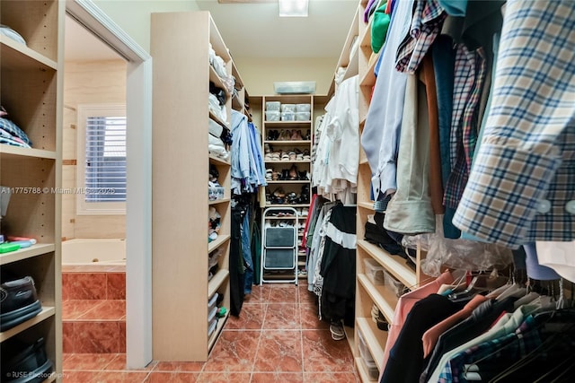 9030 SW 92nd Ct, Miami, FL 33176 - walk in closet featuring tile patterned floors