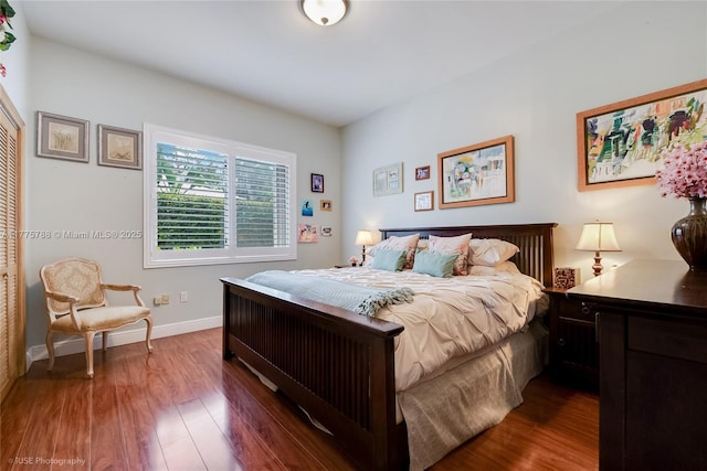 9030 SW 92nd Ct, Miami, FL 33176 - bedroom with baseboards and wood finished floors