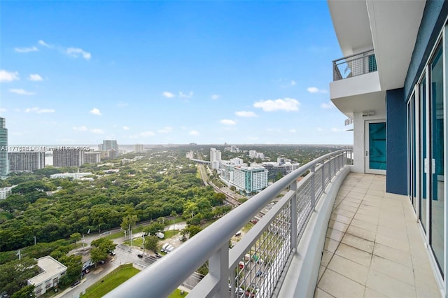 60 SW 13th St Unit 2600, Miami, FL 33130 - balcony with a city view