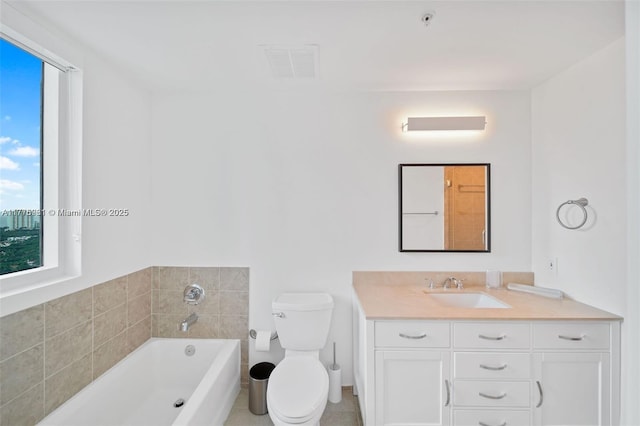 60 SW 13th St Unit 2600, Miami, FL 33130 - full bathroom featuring a bath and vanity