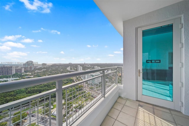 60 SW 13th St Unit 2600, Miami, FL 33130 - balcony featuring a city view
