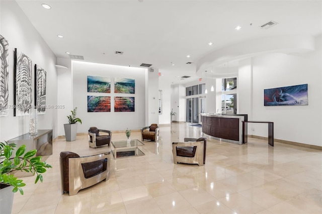 1 Glen Royal Pkwy Unit 1207, Miami, FL 33125 - building lobby with visible vents