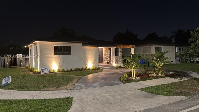 5152 SW 6th, Miami, FL 33134 - view of front facade featuring stucco siding and stone siding