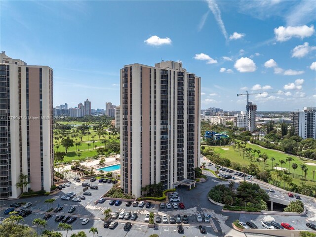 20335 W Country Club Dr Unit 2602, Aventura, FL 33180 - view of property featuring a city view