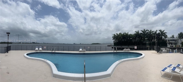pool with fence
