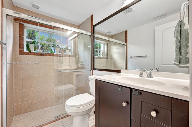 1055 San, Luis Rey, Weston, FL 33326 - bathroom with healthy amount of natural light, toilet, and a shower stall