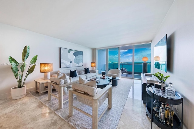 1331 Brickell Bay Dr Unit 3305, Miami, FL 33131 - living room with a wall of windows