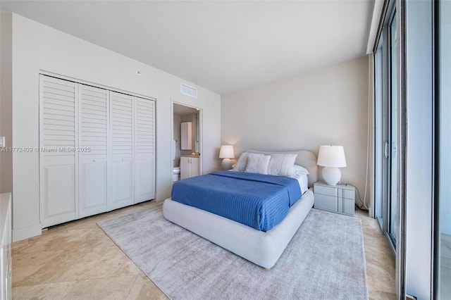 1331 Brickell Bay Dr Unit 3305, Miami, FL 33131 - bedroom with ensuite bathroom and a closet