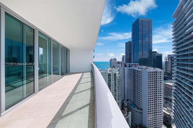 1331 Brickell Bay Dr Unit 3305, Miami, FL 33131 - balcony featuring a view of city and a water view