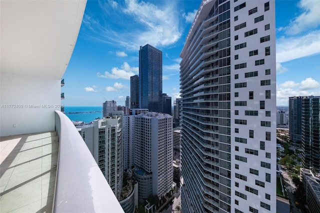 1331 Brickell Bay Dr Unit 3305, Miami, FL 33131 - balcony featuring a water view and a view of city