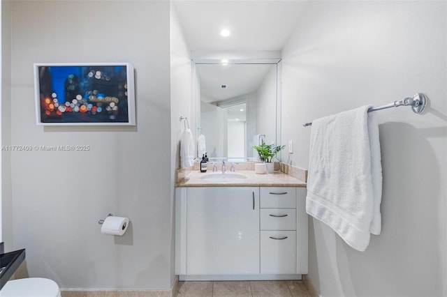 1331 Brickell Bay Dr Unit 3305, Miami, FL 33131 - bathroom featuring vanity and tile patterned floors