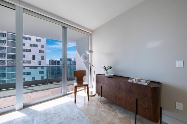 1331 Brickell Bay Dr Unit 3305, Miami, FL 33131 - living area with a view of city and expansive windows