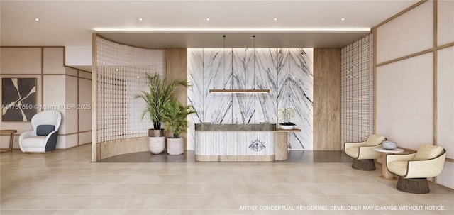 view of community lobby