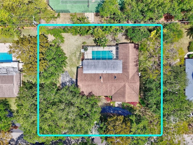 drone / aerial view