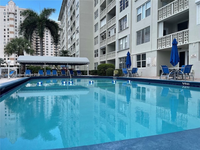 view of pool
