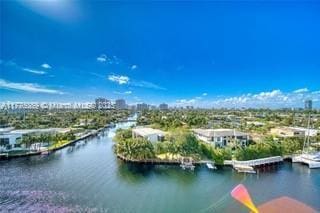 401 SE Golden Isles Dr Unit 712, Hallandale Beach, FL 33009 - drone / aerial view of a nearby body of water